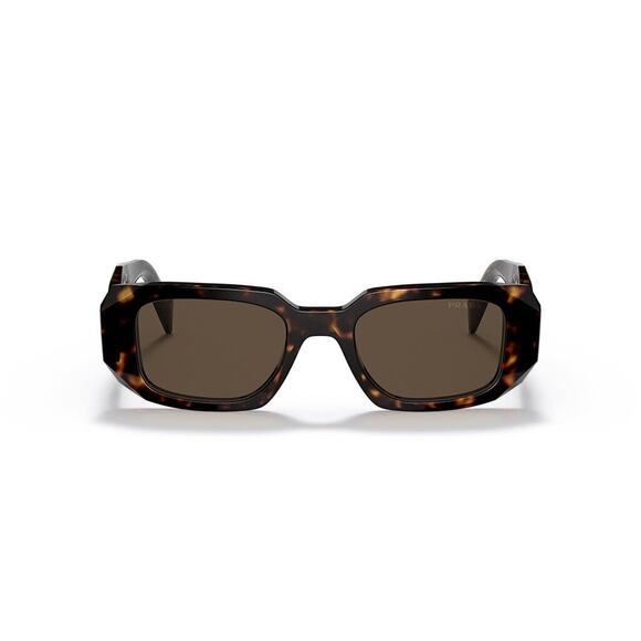 PRADA PR 17WS 2AU8C1 Tortoise Brown Lens UNISEX Sunglasses AUTHENTIC NEW - Picture 3 of 9